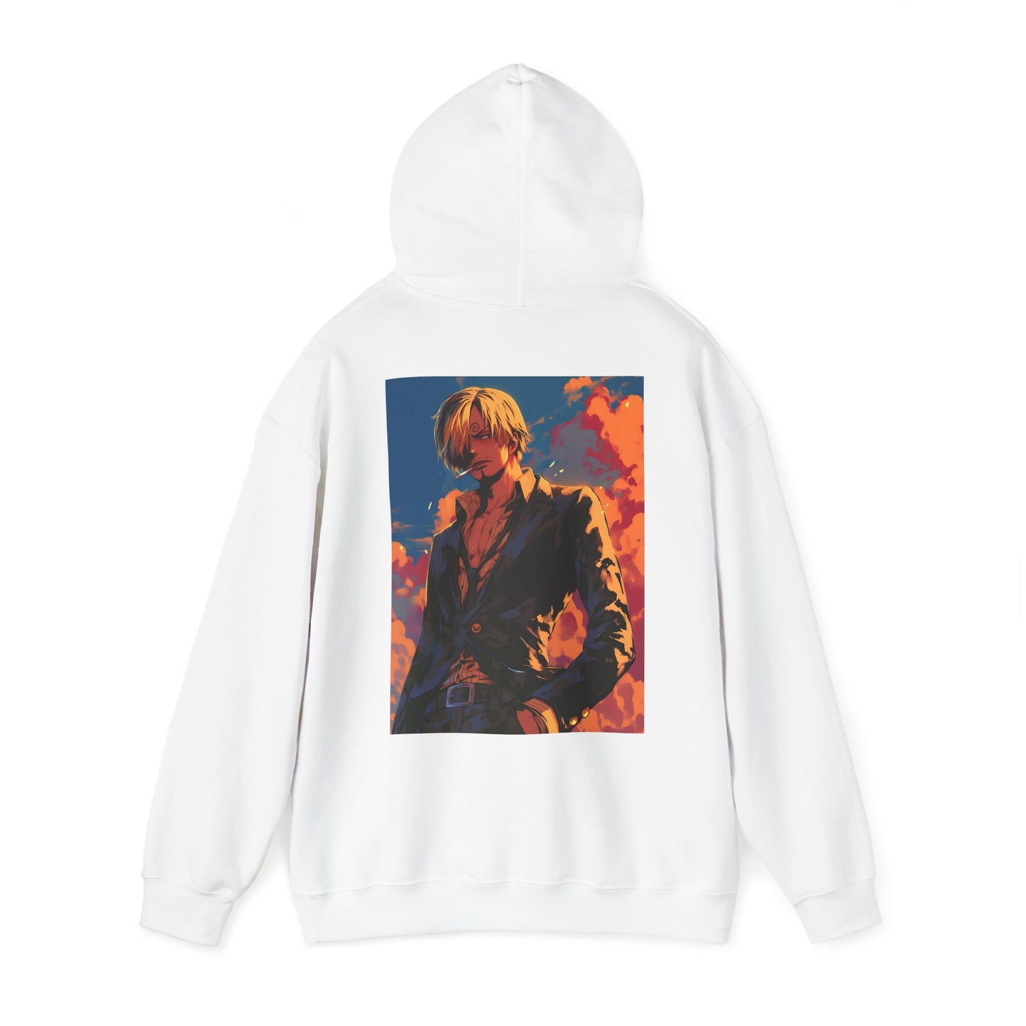 One Piece Hoodie - Sanji Back And Front