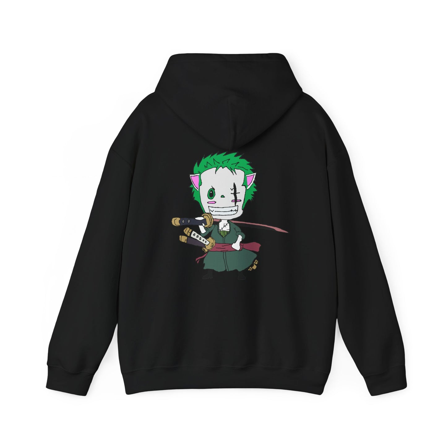 One Piece Hoodie - Zoro Back And Front