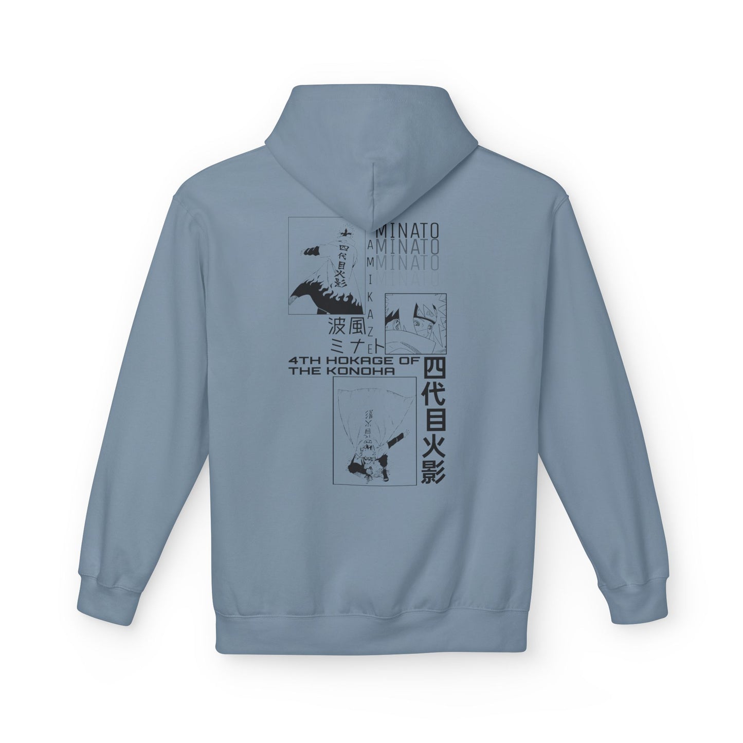 Naruto Hoodie - Minato Back And Front