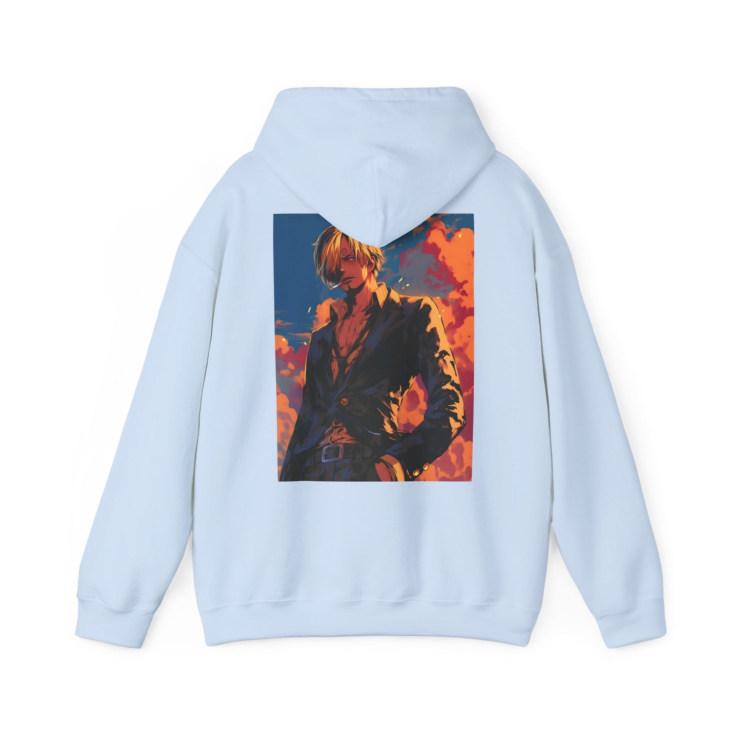 One Piece Hoodie - Sanji Back And Front