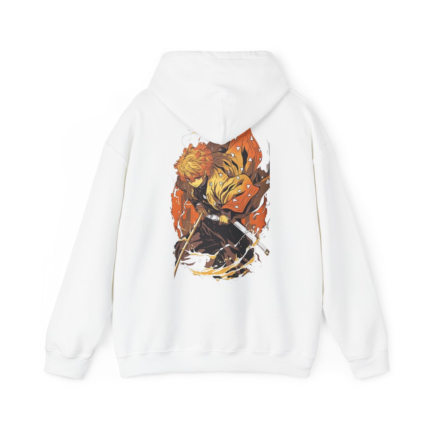 Demon Slayer Hoodie - Zenitsu Back And Front