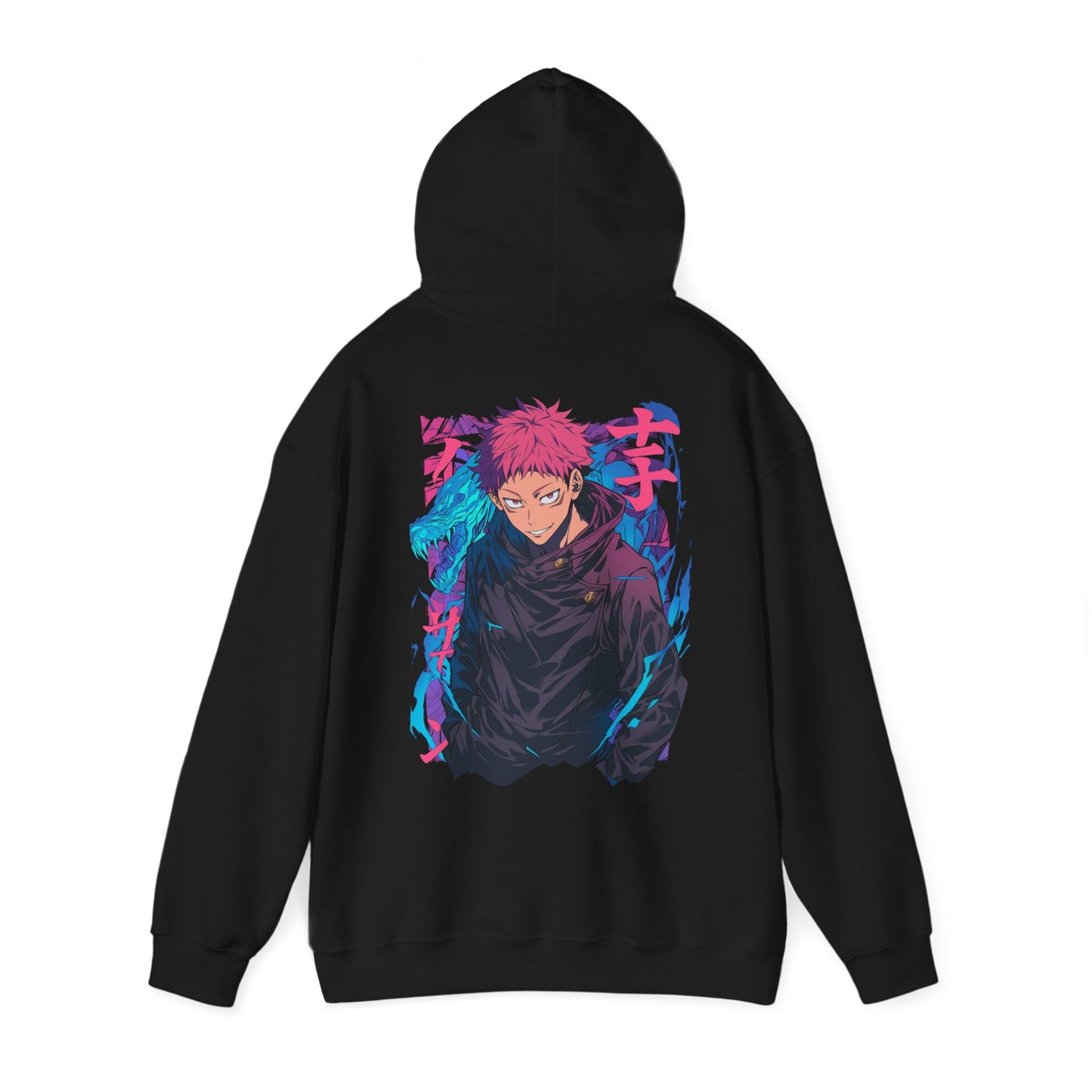 Jujutsu Kaisen Hoodie - Itadori Back And Front