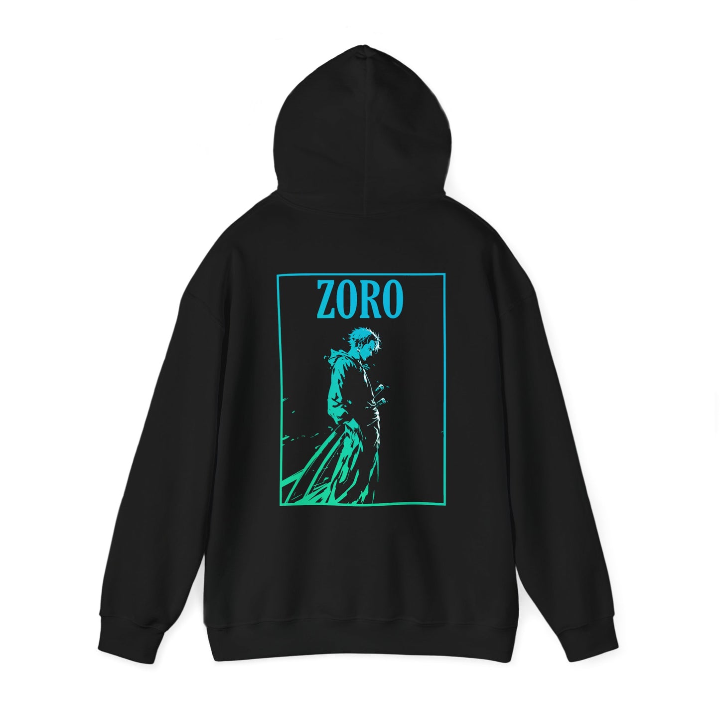 One Piece Hoodie - Zoro Back And Front