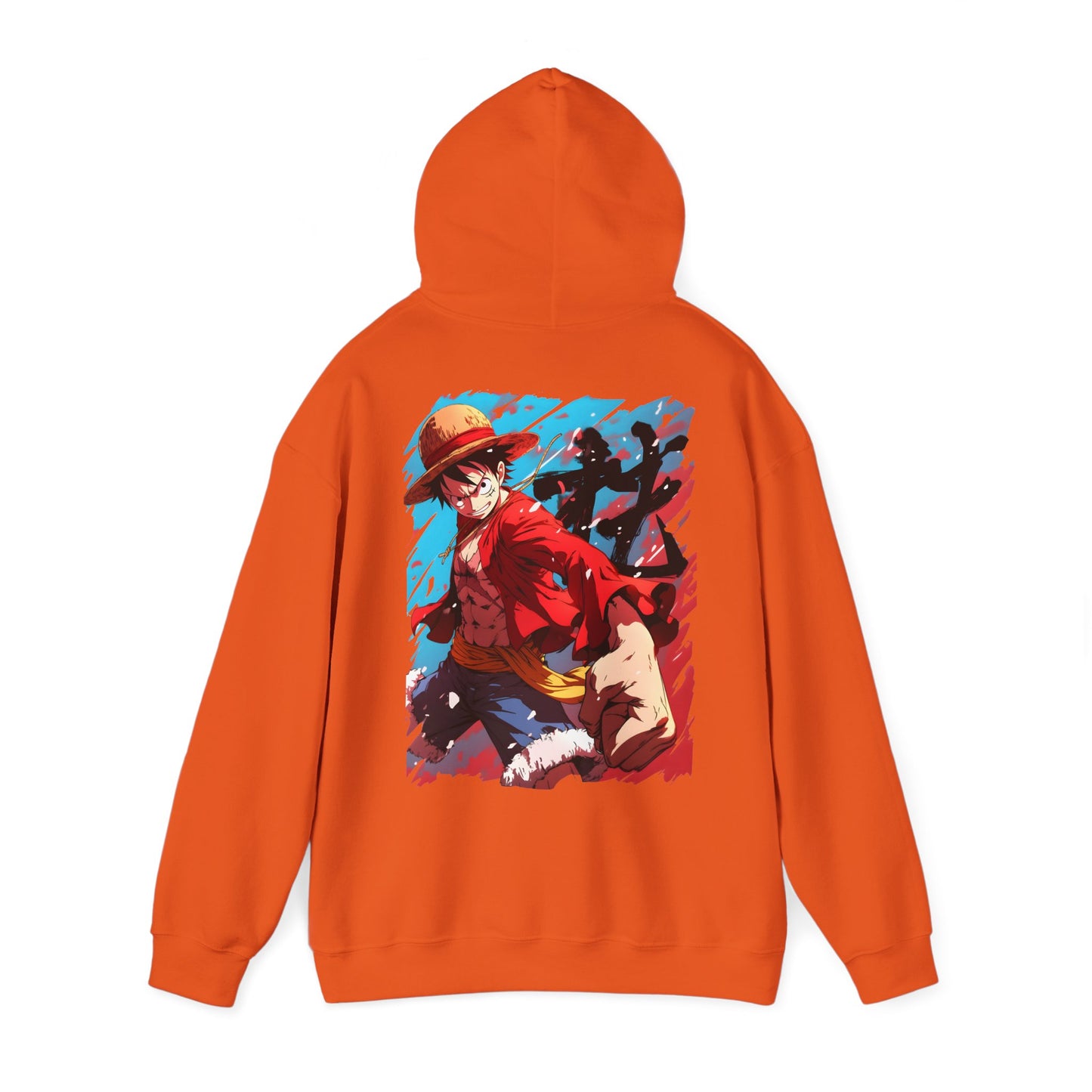 One Piece Hoodie - Luffy Back And Front