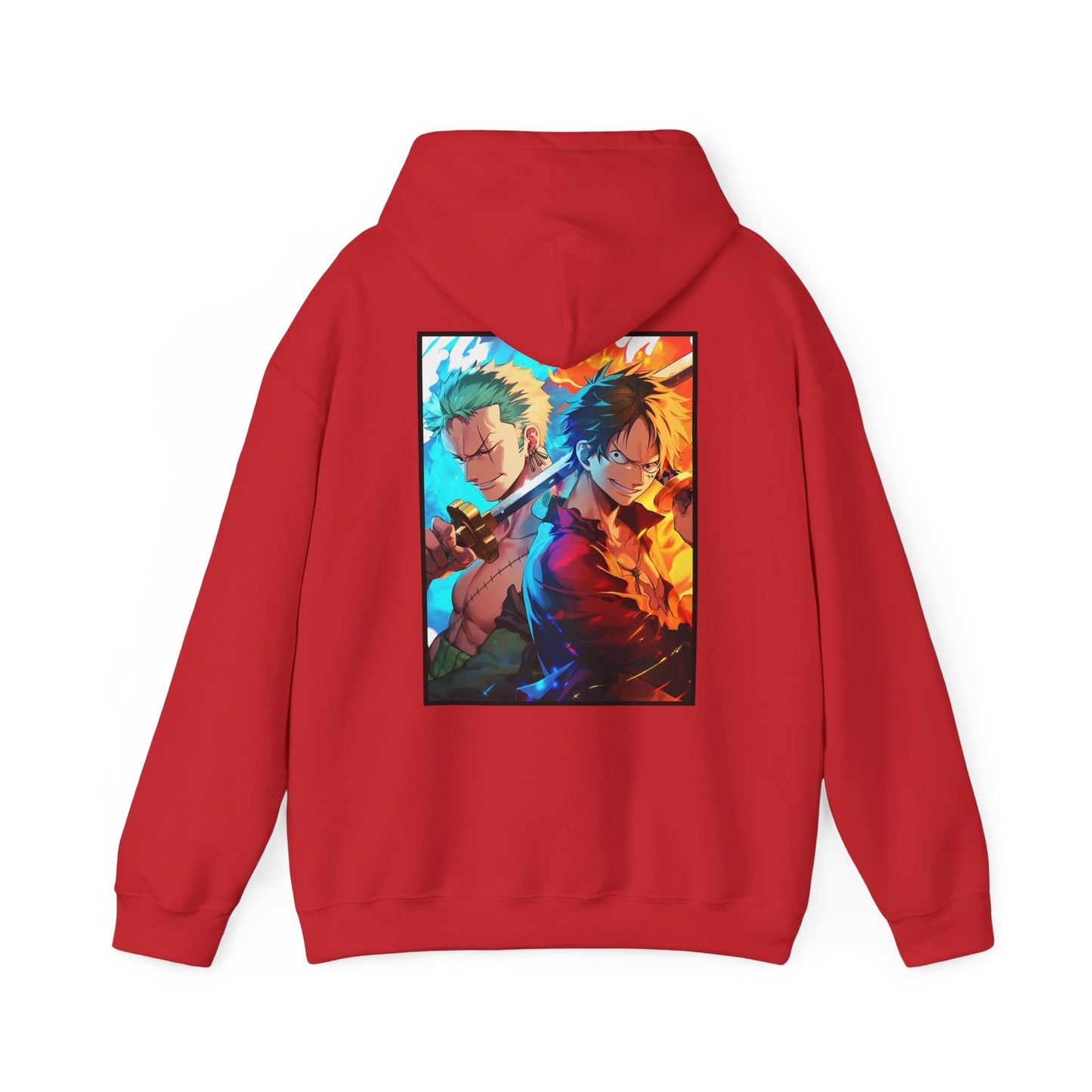 One Piece Hoodie - Zoro And Luffy Back And Front