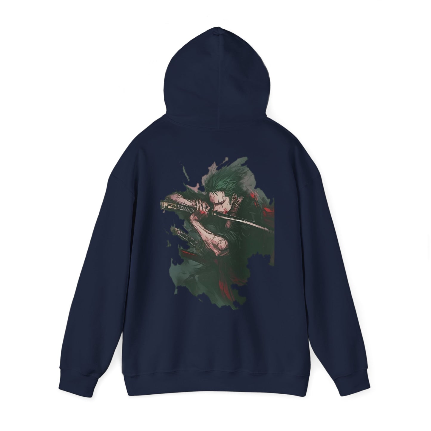 One Piece Hoodie - Zoro Back And Front