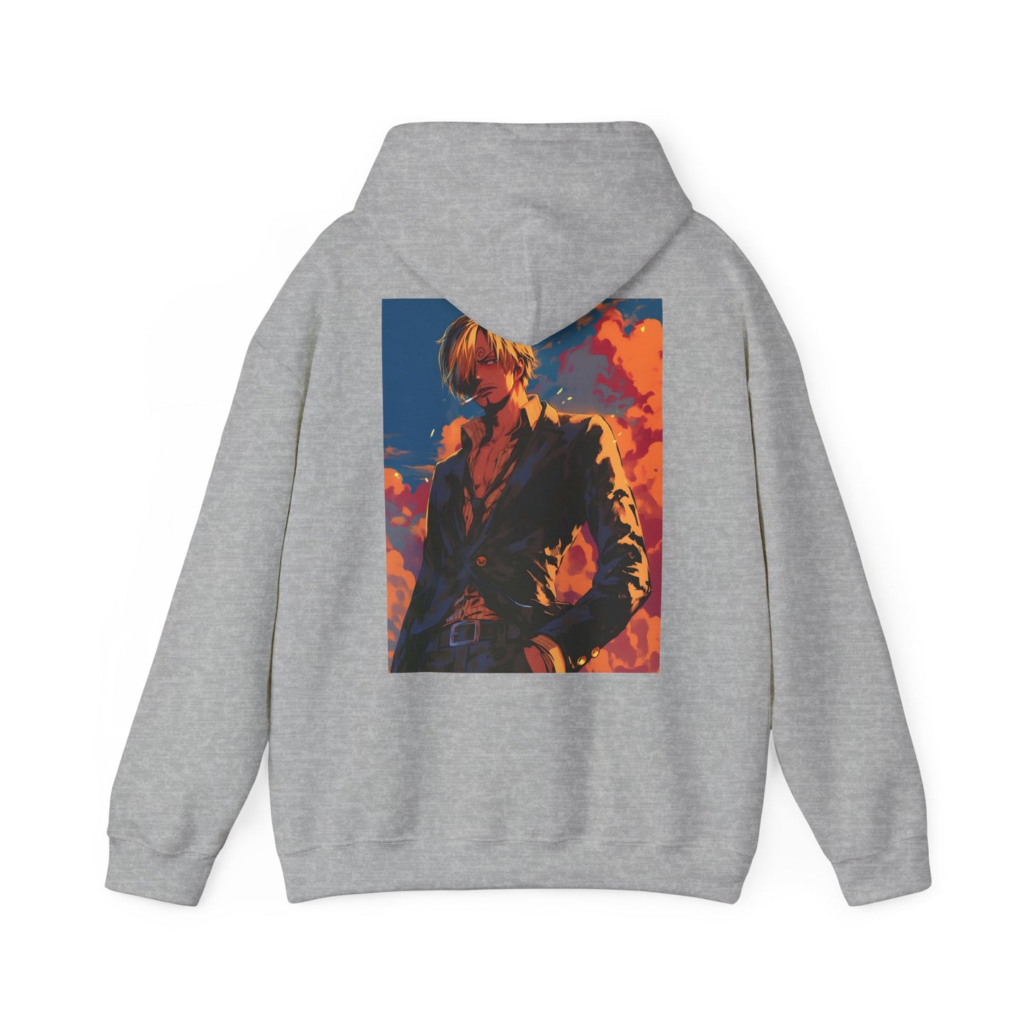 One Piece Hoodie - Sanji Back And Front