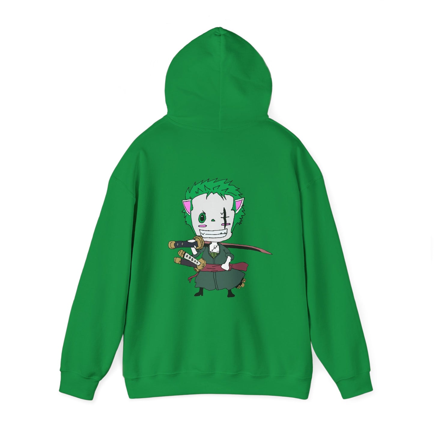 One Piece Hoodie - Zoro Back And Front