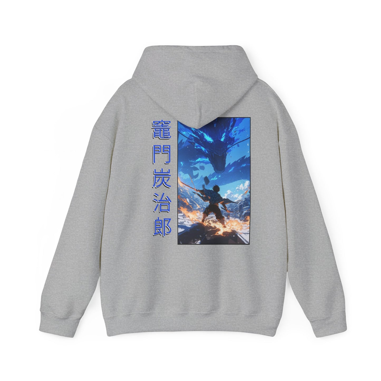 Demon Slayer Hoodie - Tanjiro Back And Front