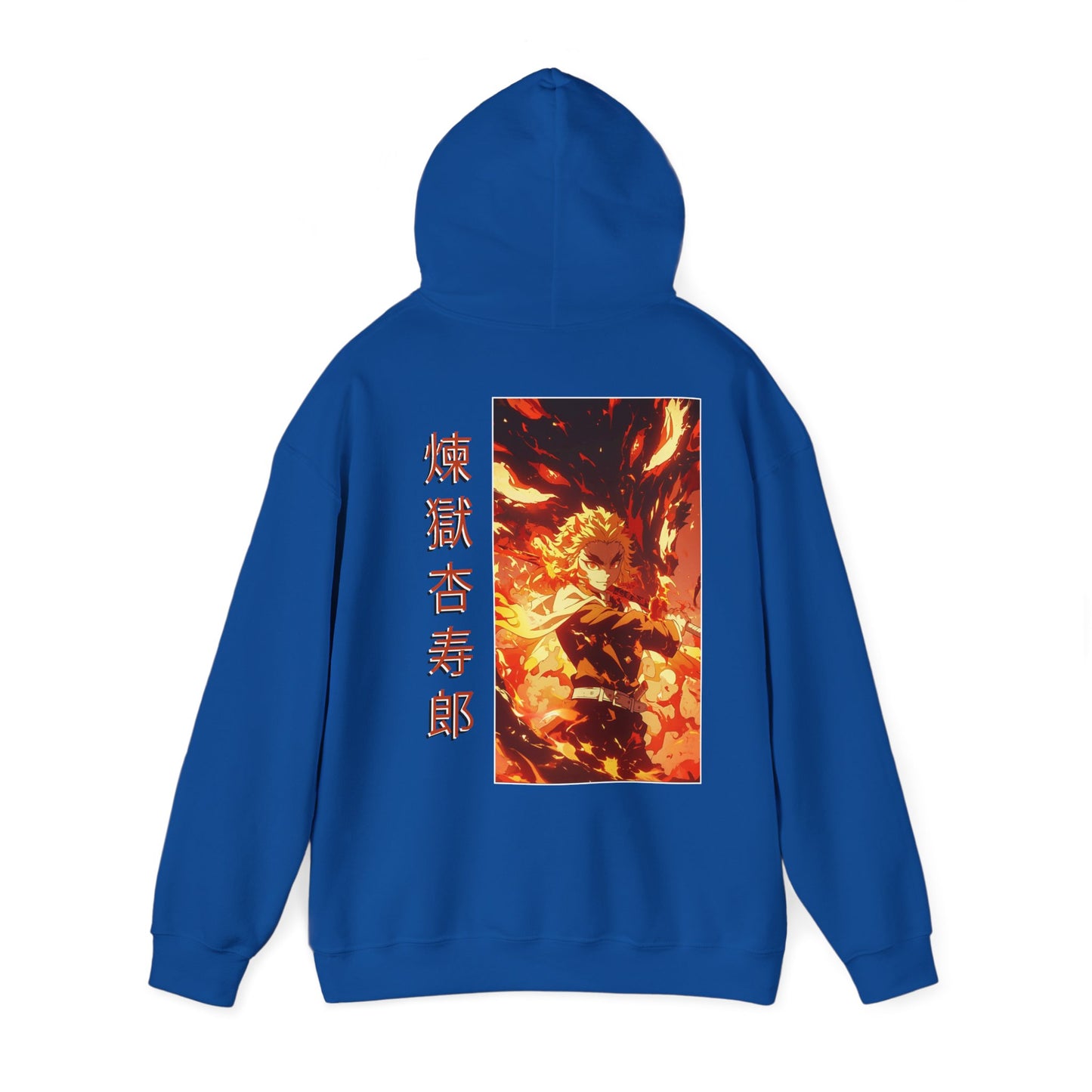 Demon Slayer Hoodie - Rengoku Back And Front