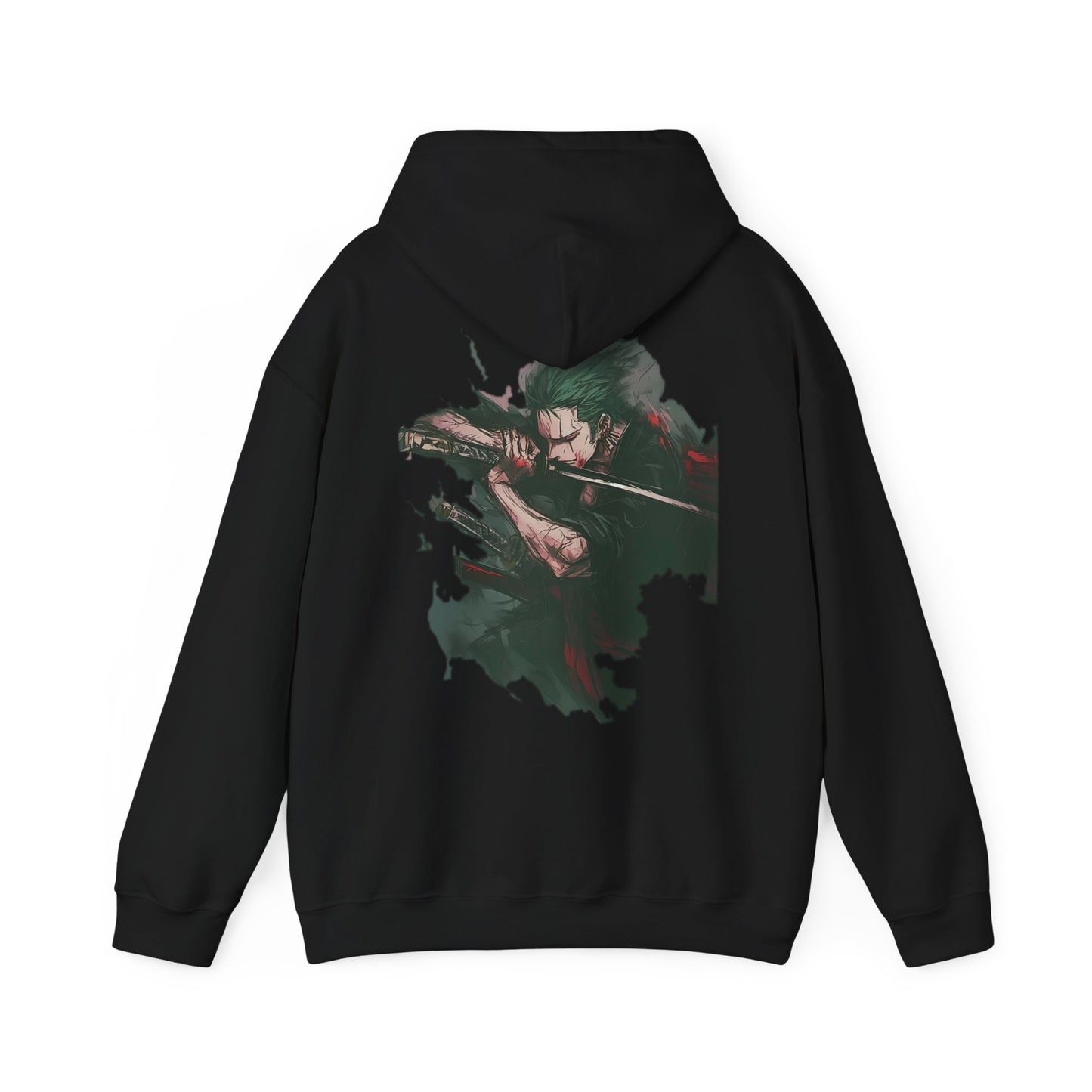 One Piece Hoodie - Zoro Back And Front