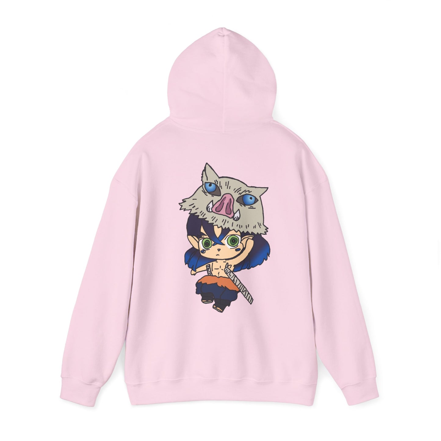 Demon Slayer Hoodie - Inosuke Back And Front