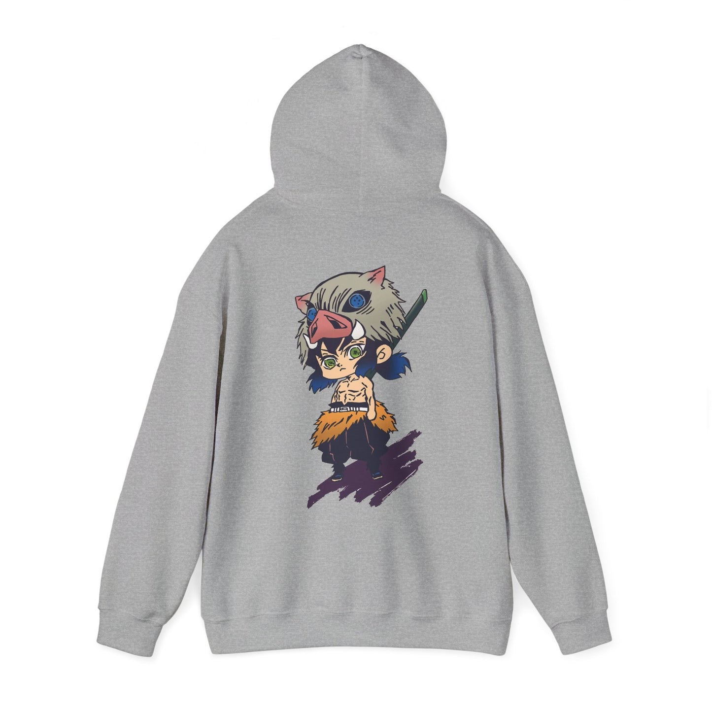 Demon Slayer Hoodie - Inosuke Back And Front