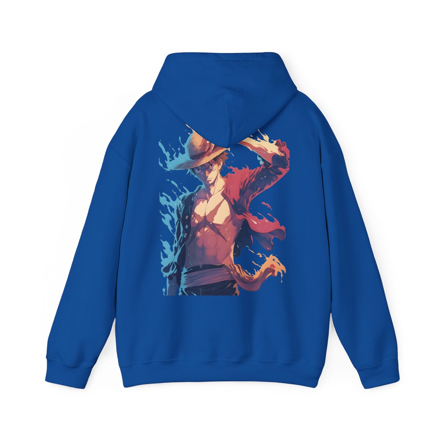 One Piece Hoodie - Luffy Back And Front