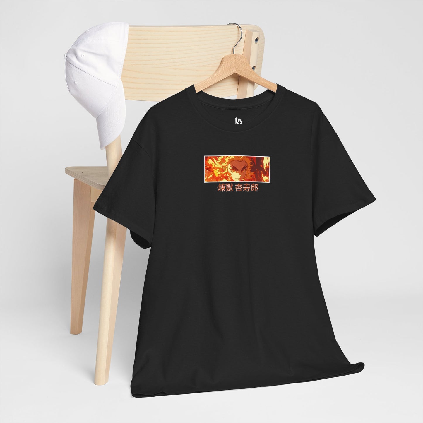 Demon Slayer T-Shirt - Rengoku Back and Front