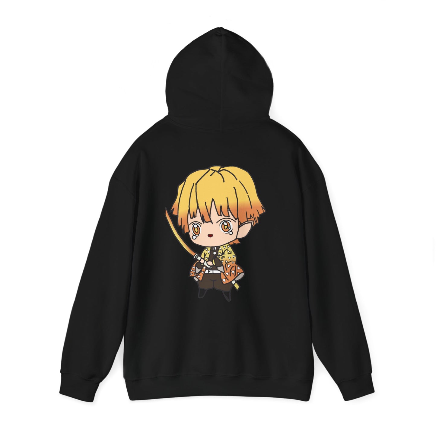 Demon Slayer Hoodie - Zenitsu Back And Front