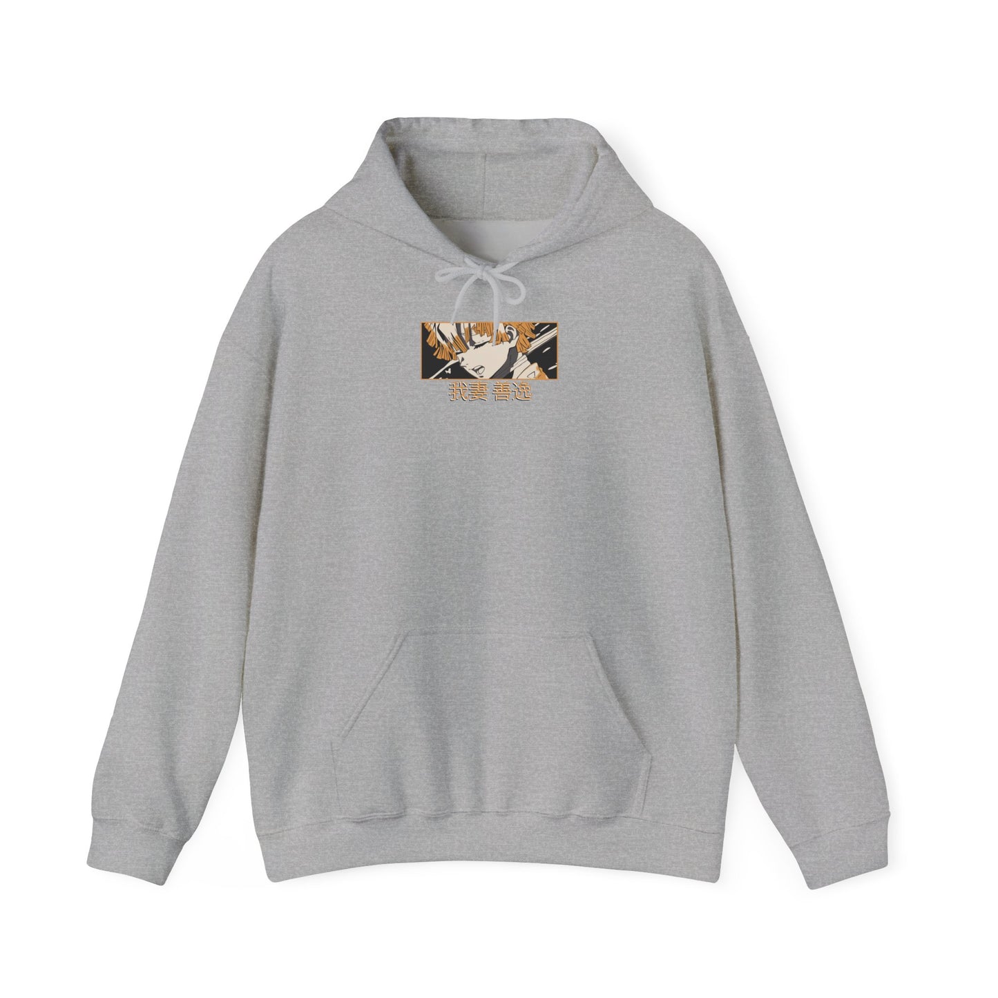 Demon Slayer Hoodie - Zenitsu Back And Front