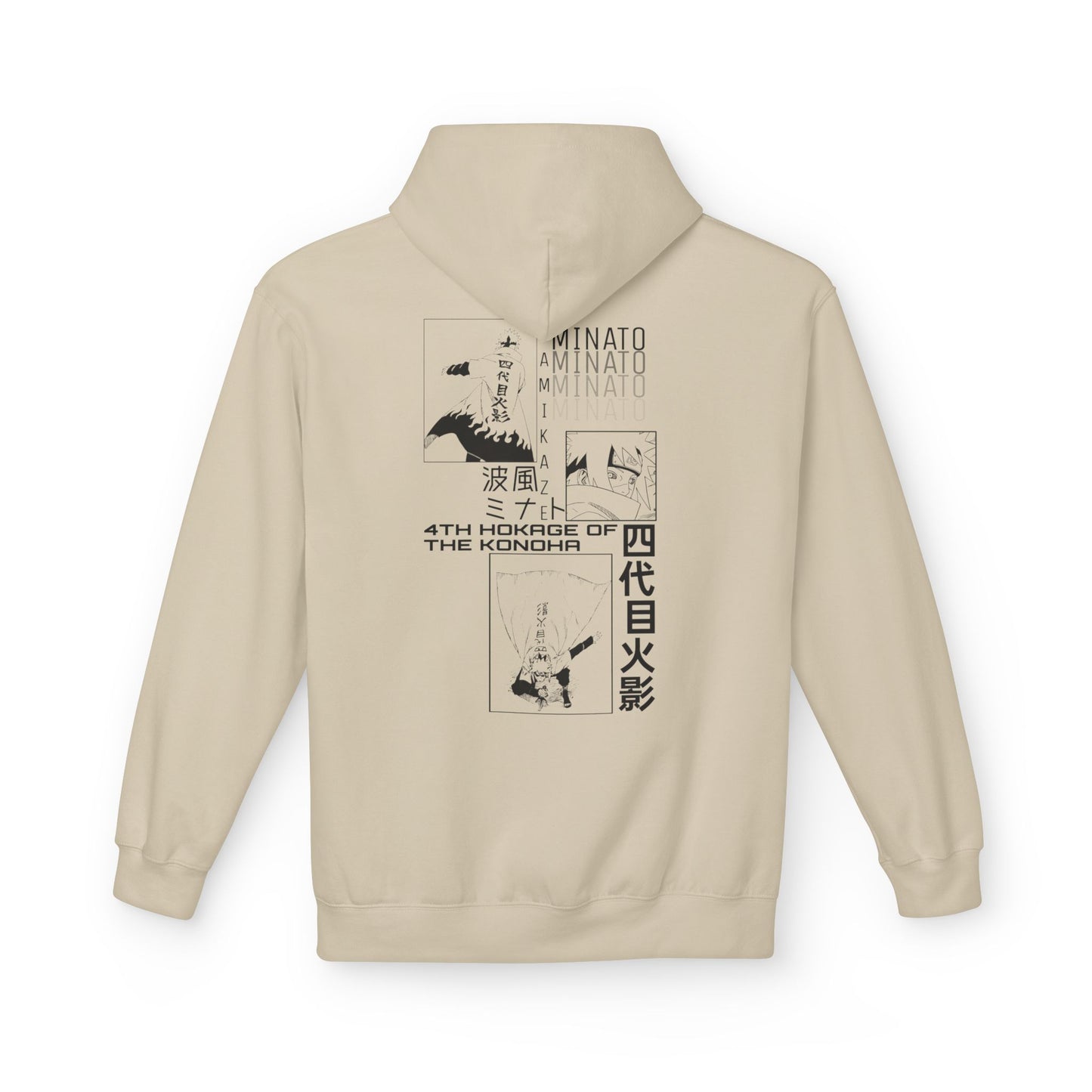 Naruto Hoodie - Minato Back And Front