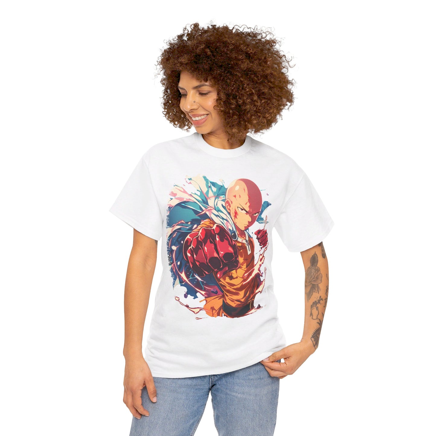 Unisex Heavy Cotton Tee - One Punch Man