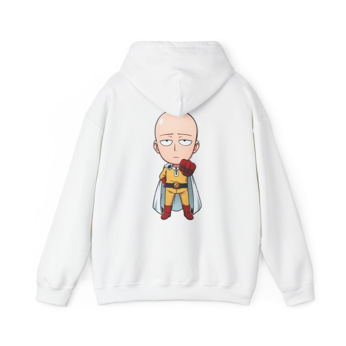 One Punch Man Hoodie - Saitama Back And Front