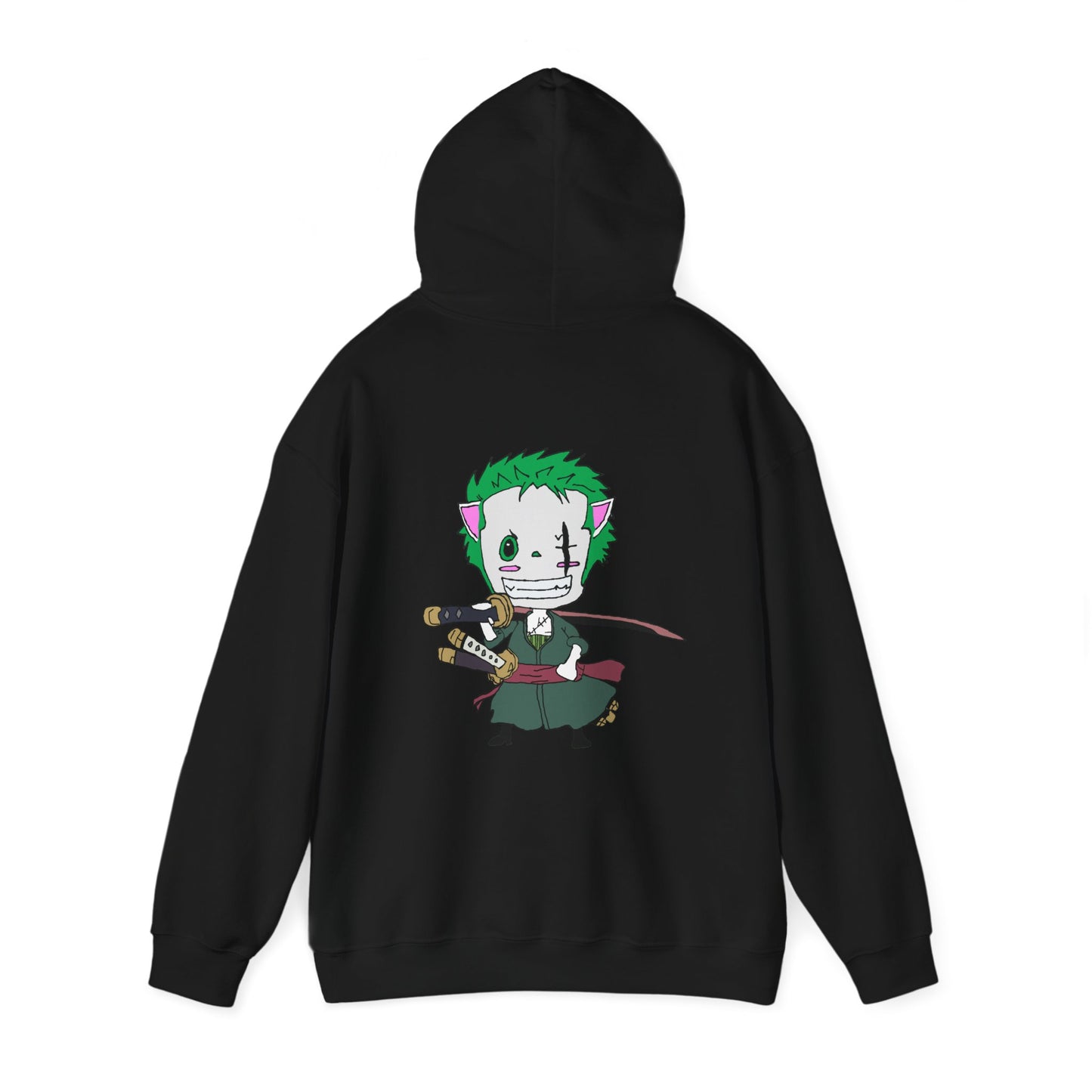 One Piece Hoodie - Zoro Back And Front