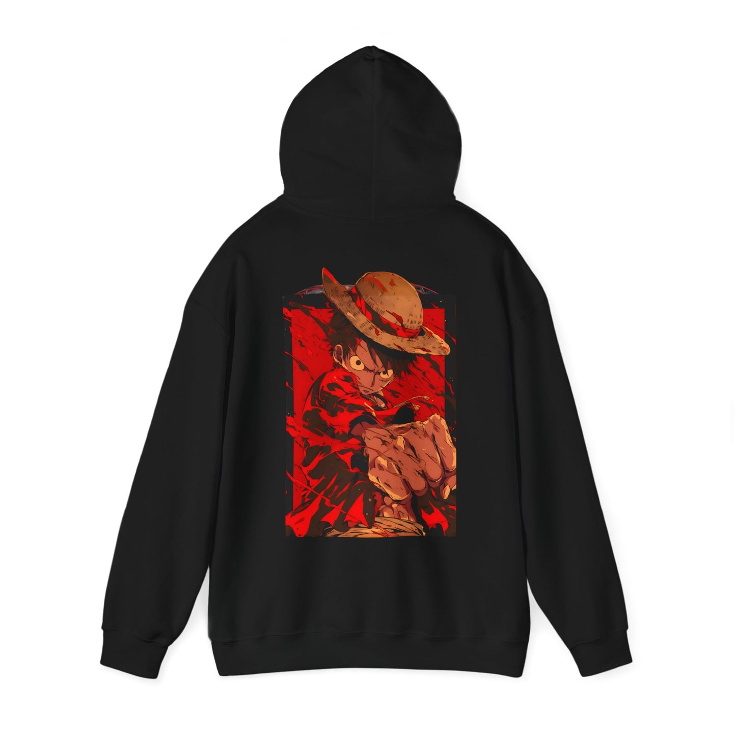 One Piece Hoodie - Luffy Back And Front