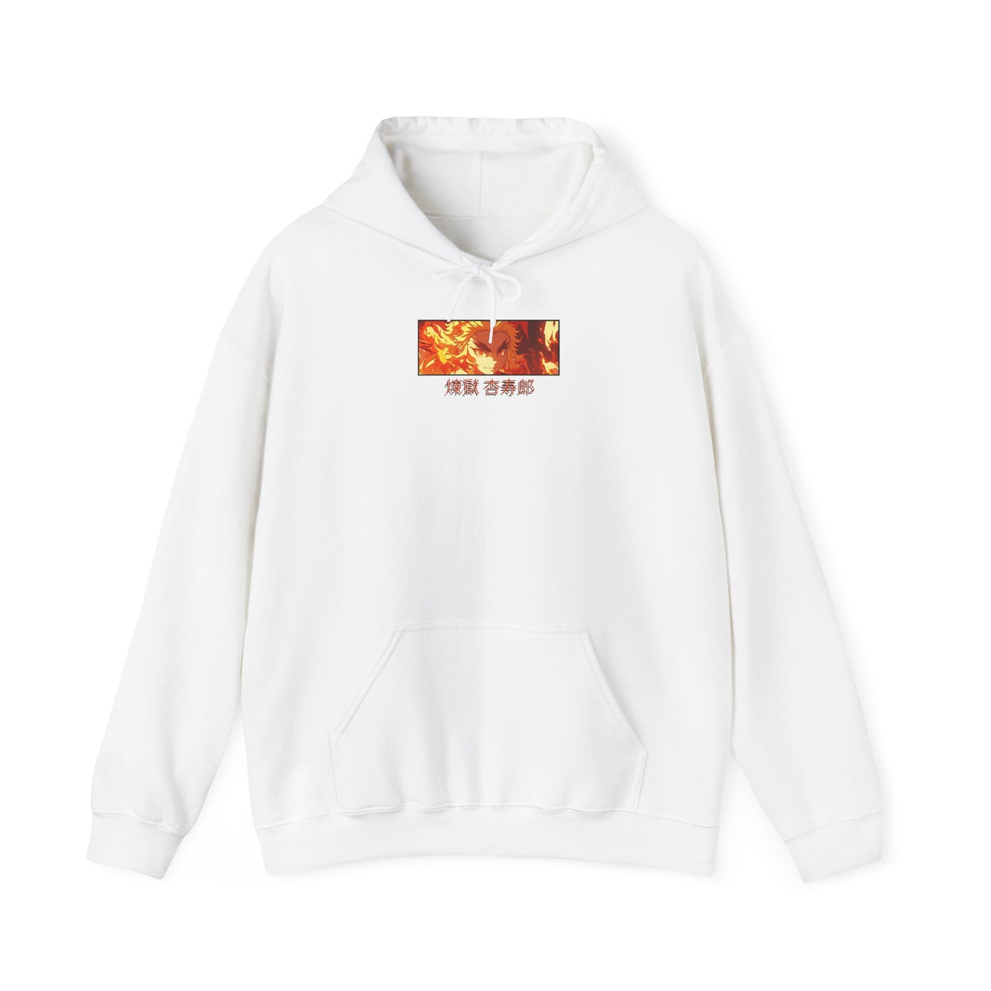 Demon Slayer Hoodie - Rengoku Back And Front