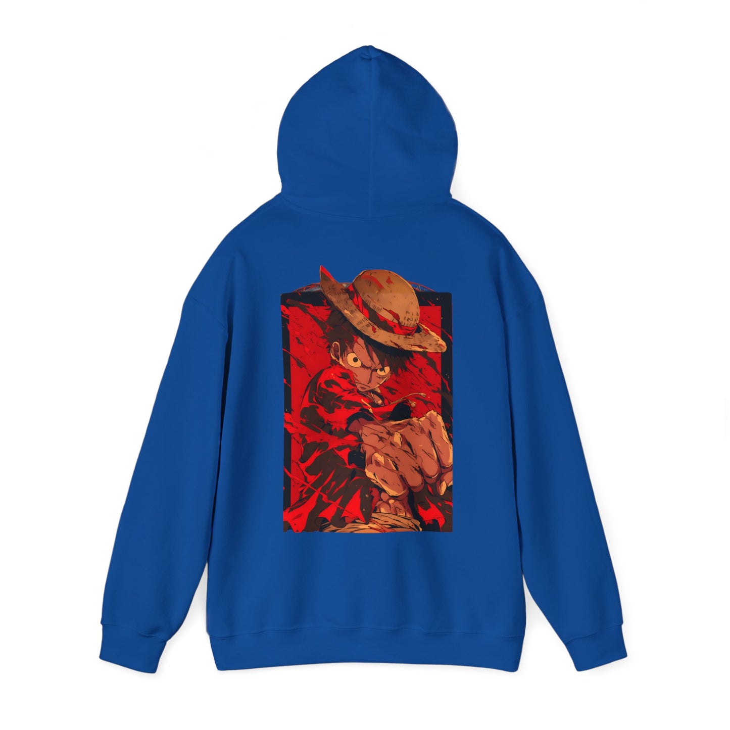 One Piece Hoodie - Luffy Back And Front