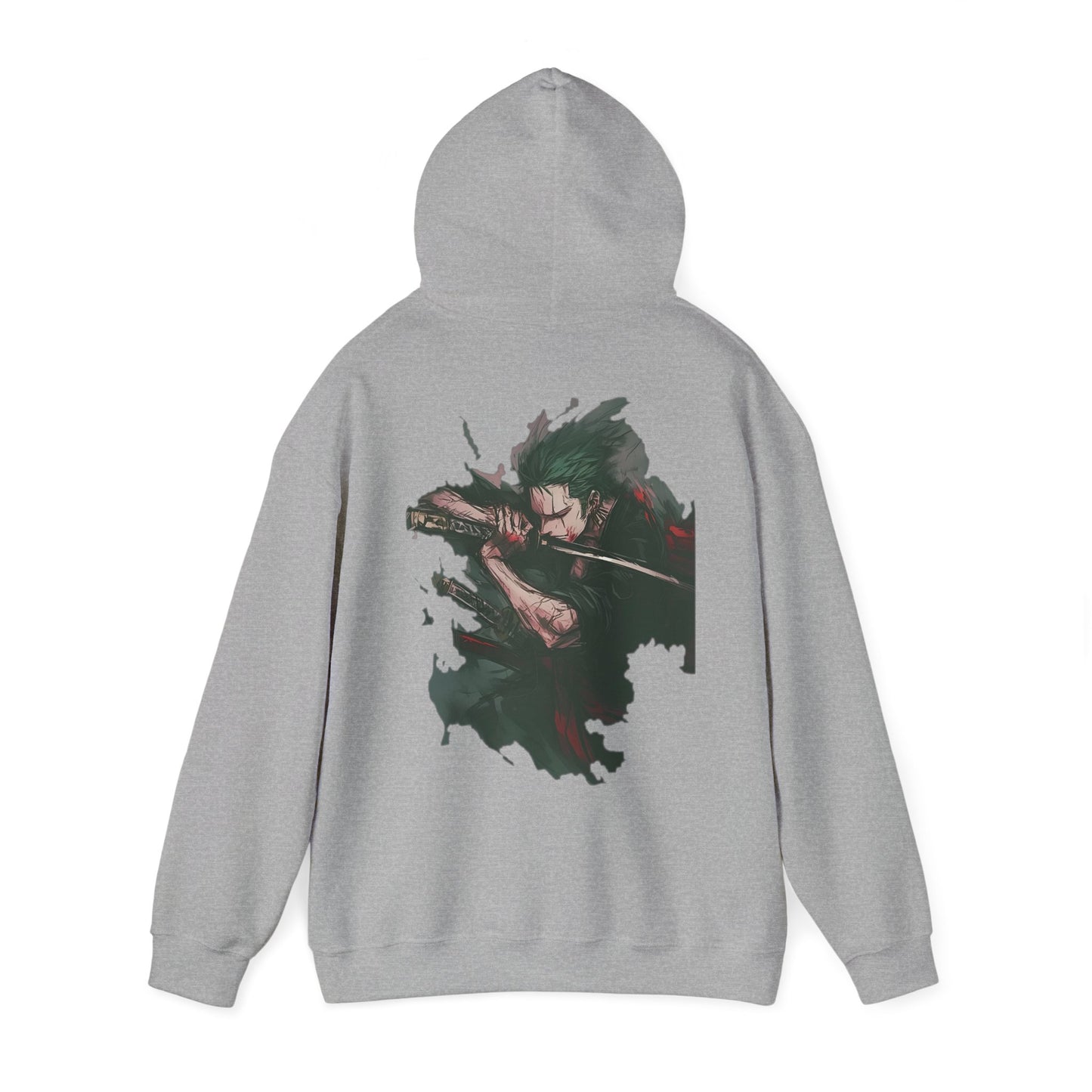 One Piece Hoodie - Zoro Back And Front