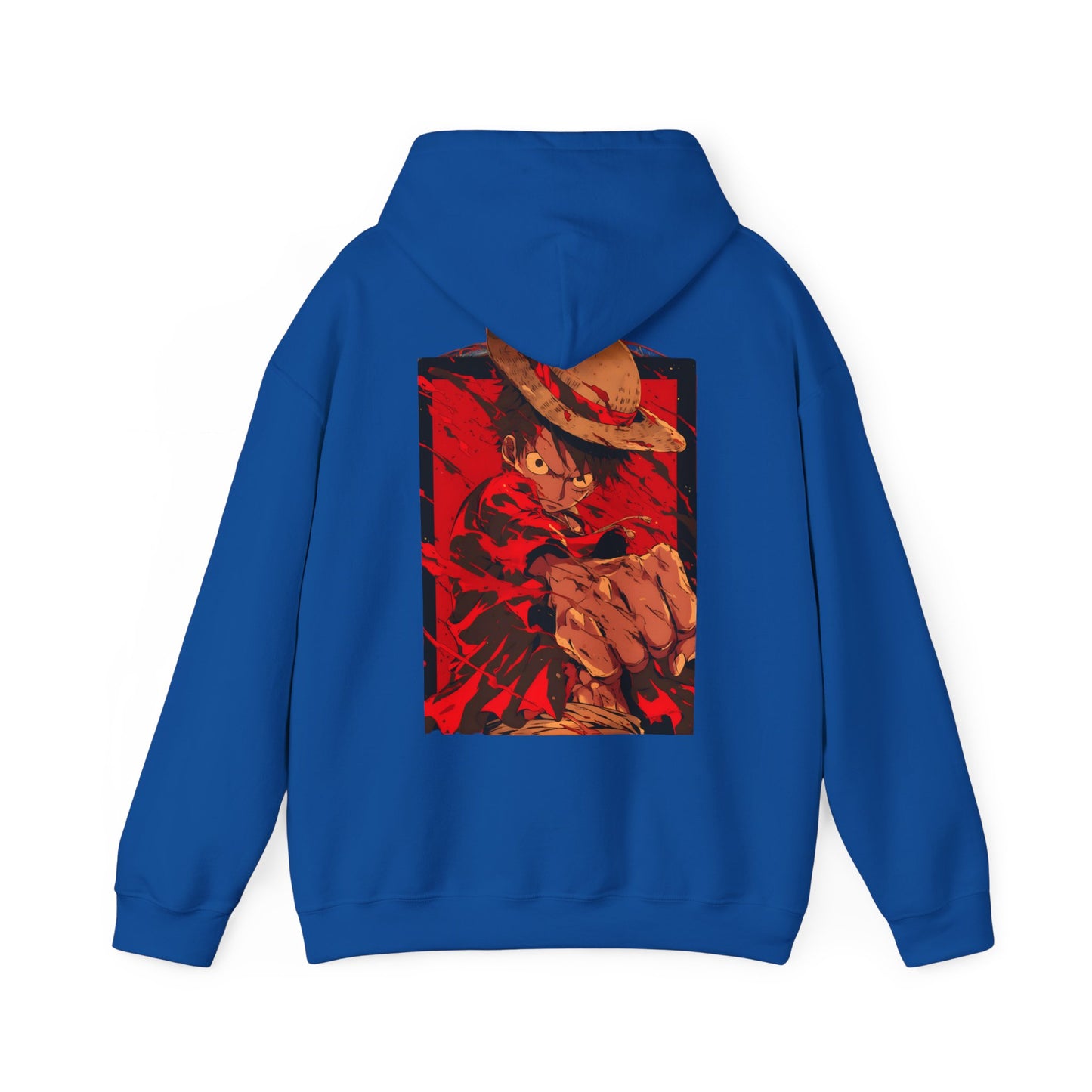 One Piece Hoodie - Luffy Back And Front