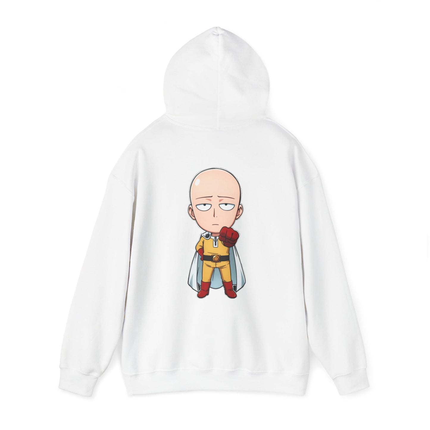 One Punch Man Hoodie - Saitama Back And Front