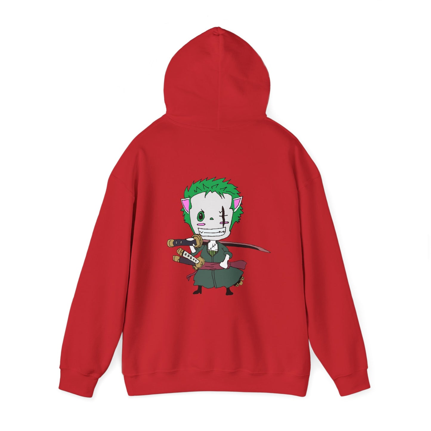 One Piece Hoodie - Zoro Back And Front