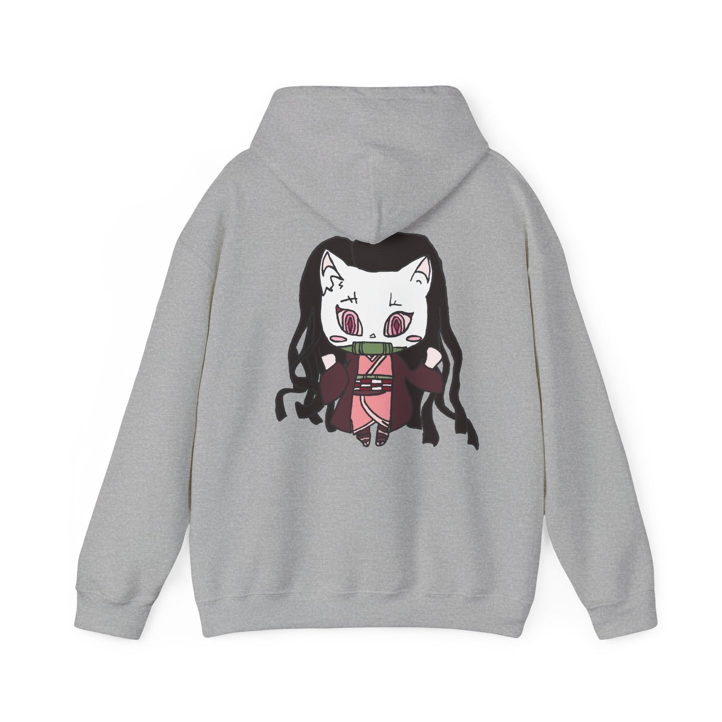 Demon Slayer Hoodie - Nezuko Back And Front