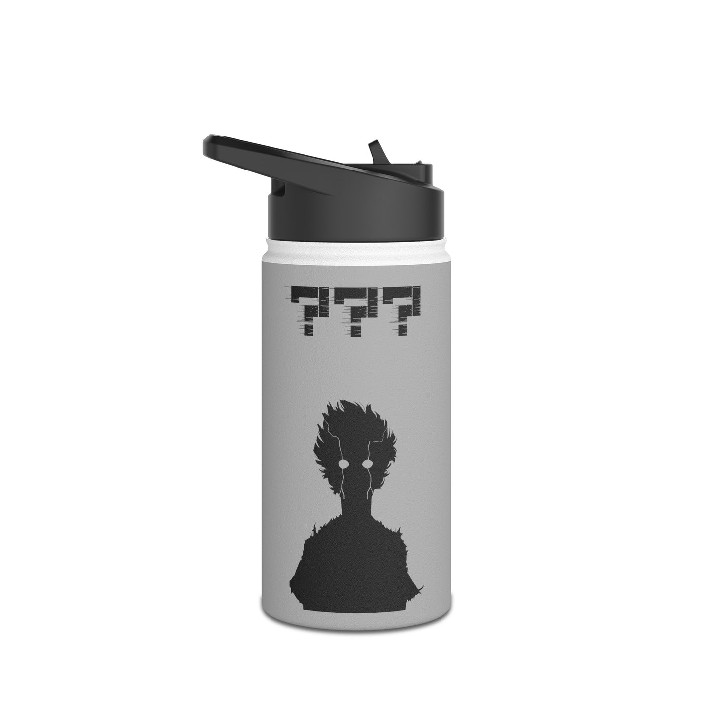 Stainless Steel Water Bottle, Standard Lid - Mob Psycho 100 + Logo