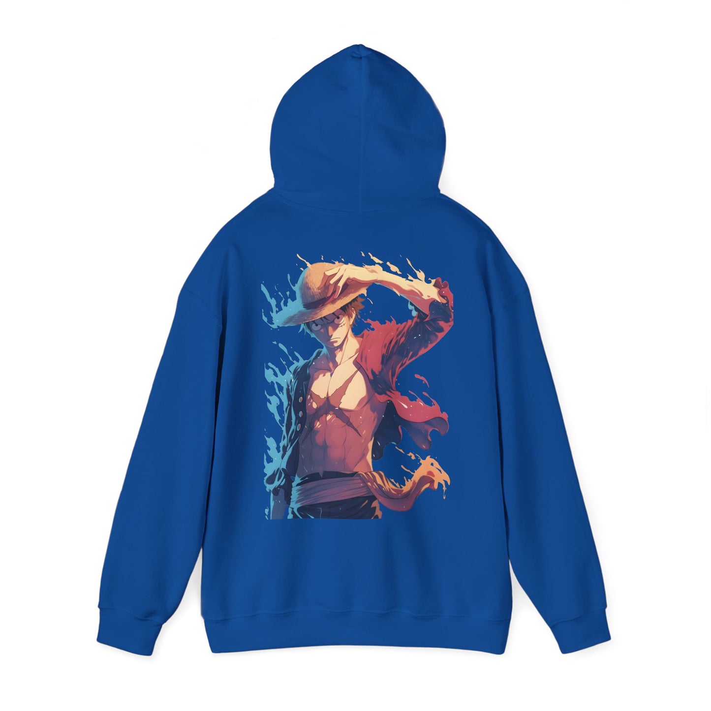 One Piece Hoodie - Luffy Back And Front