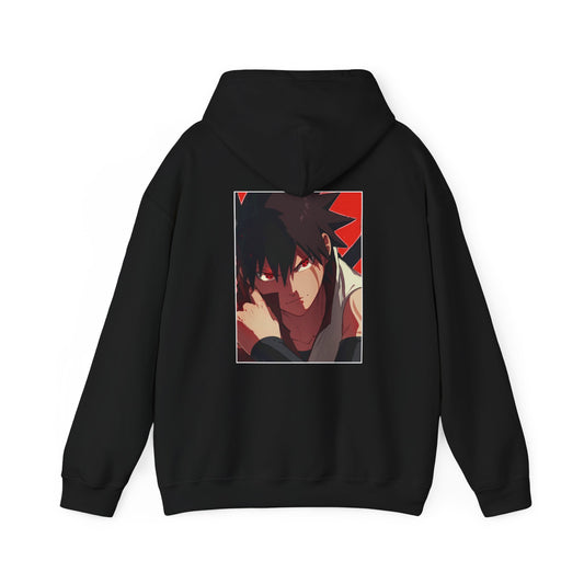 Naruto Hoodie - Sasuke Back And Front