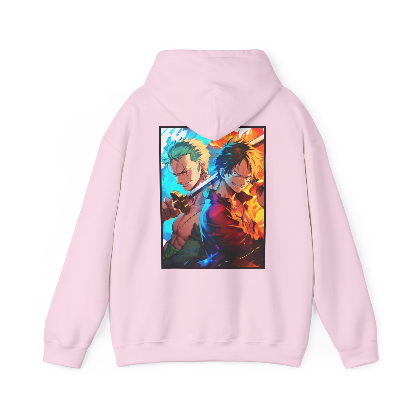 One Piece Hoodie - Zoro And Luffy Back And Front