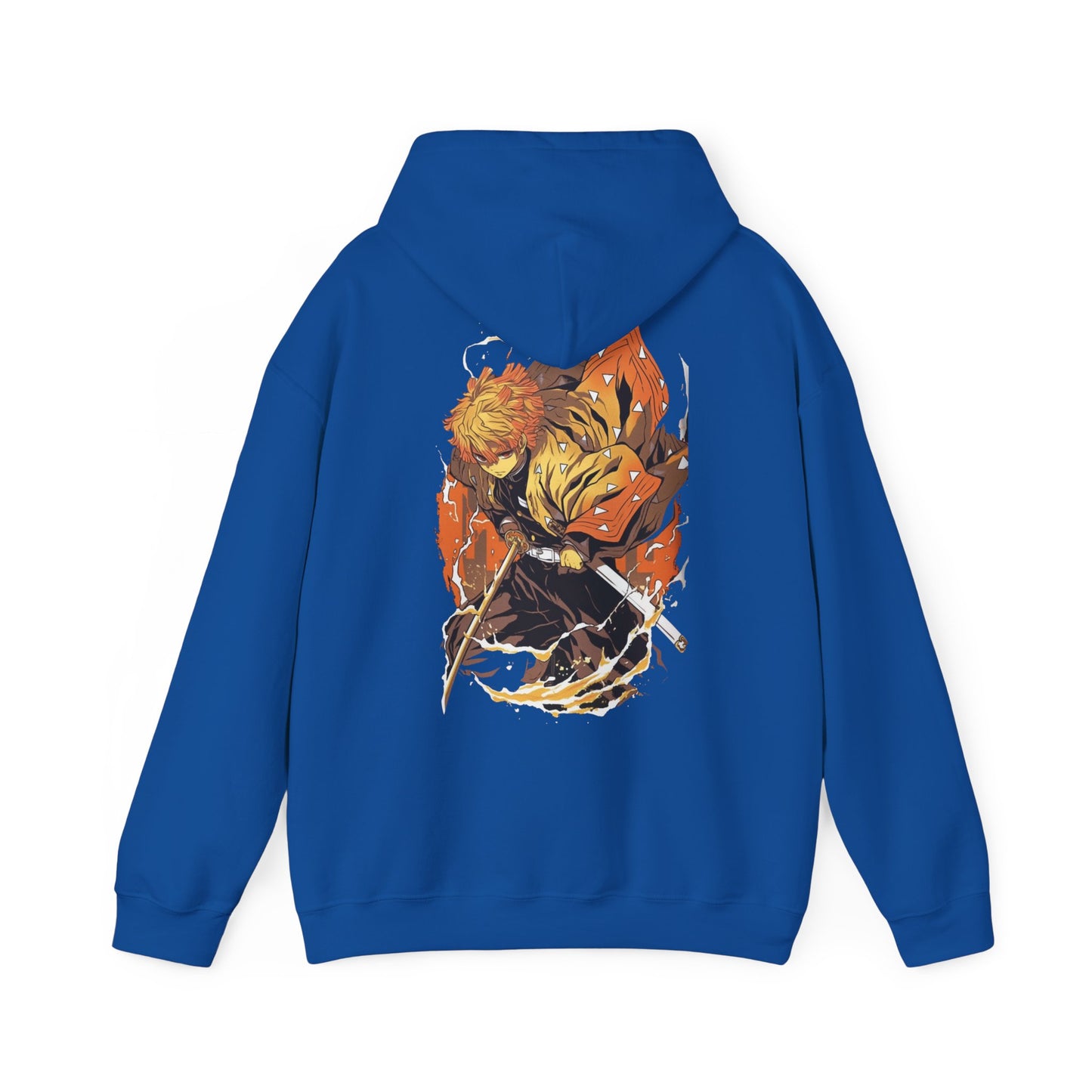 Demon Slayer Hoodie - Zenitsu Back And Front