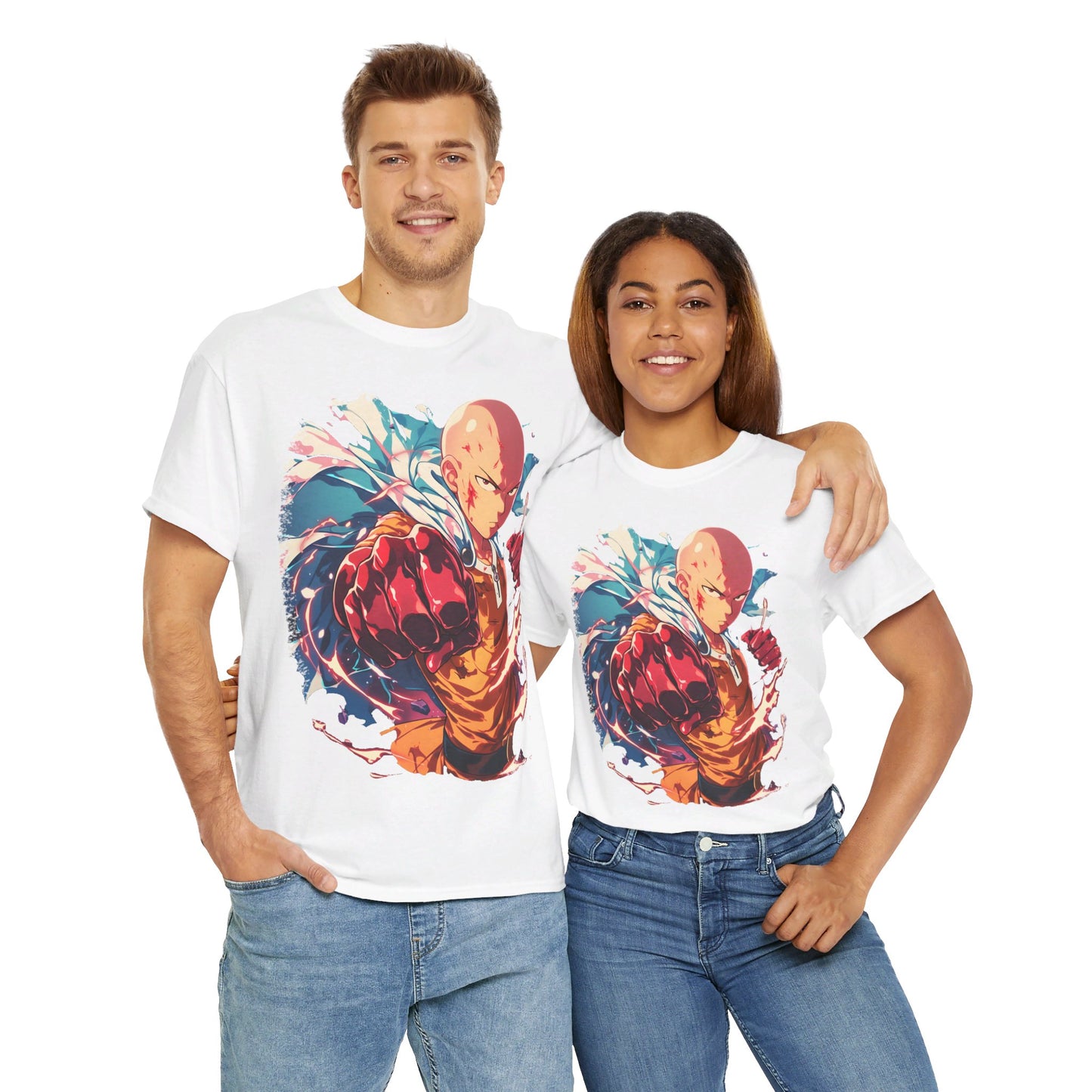 Unisex Heavy Cotton Tee - One Punch Man