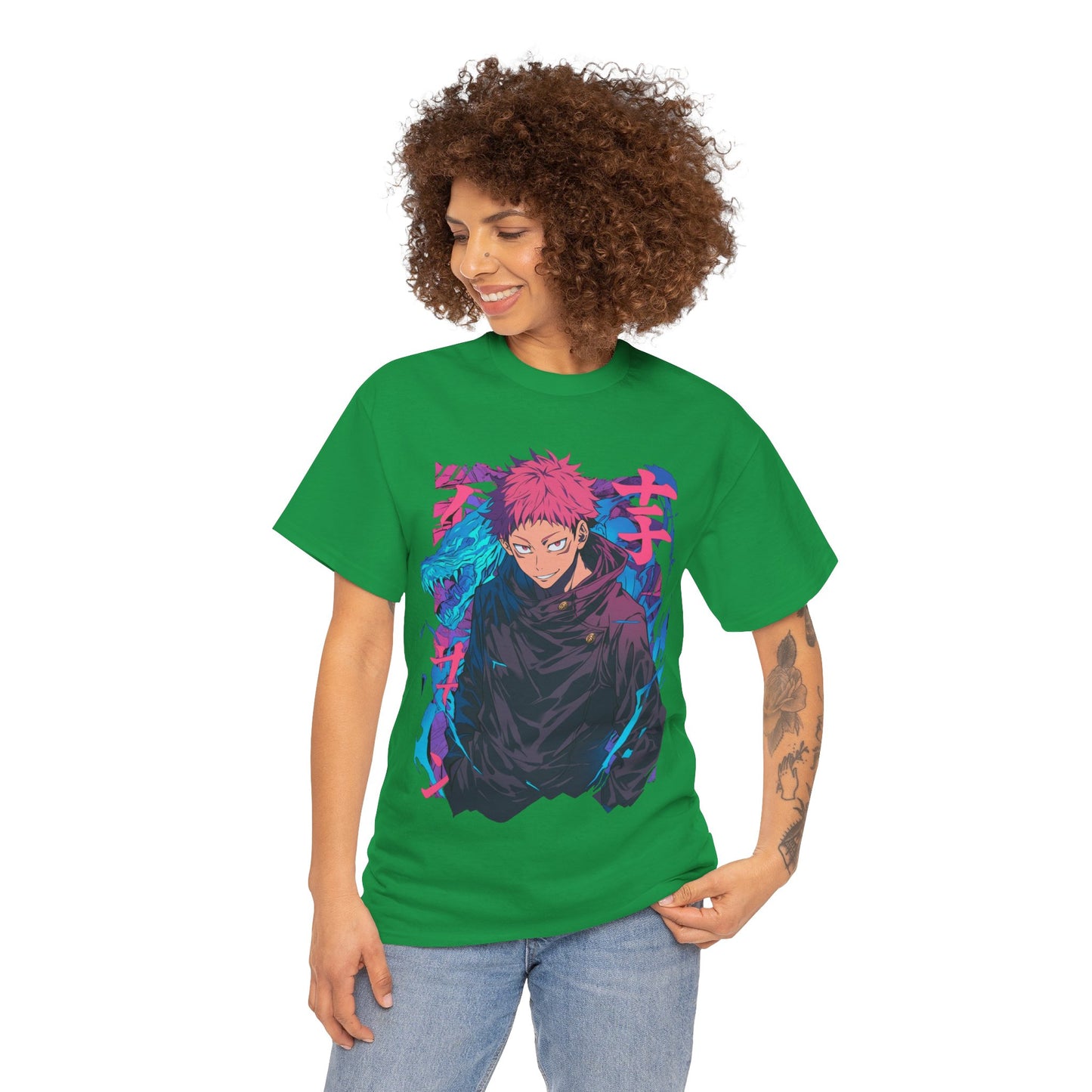 Unisex Heavy Cotton Tee - Jujutsu kaisen