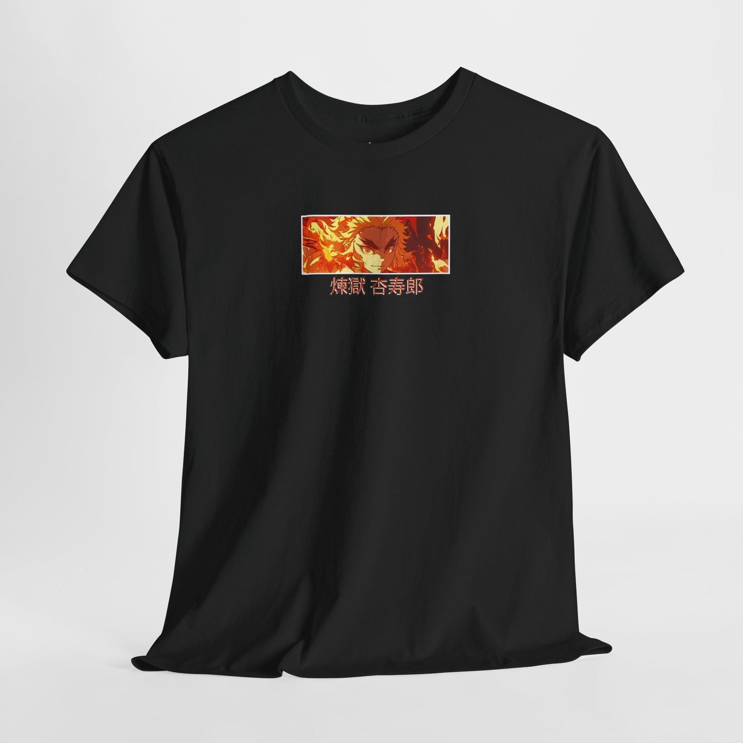 Demon Slayer T-Shirt - Rengoku Back and Front