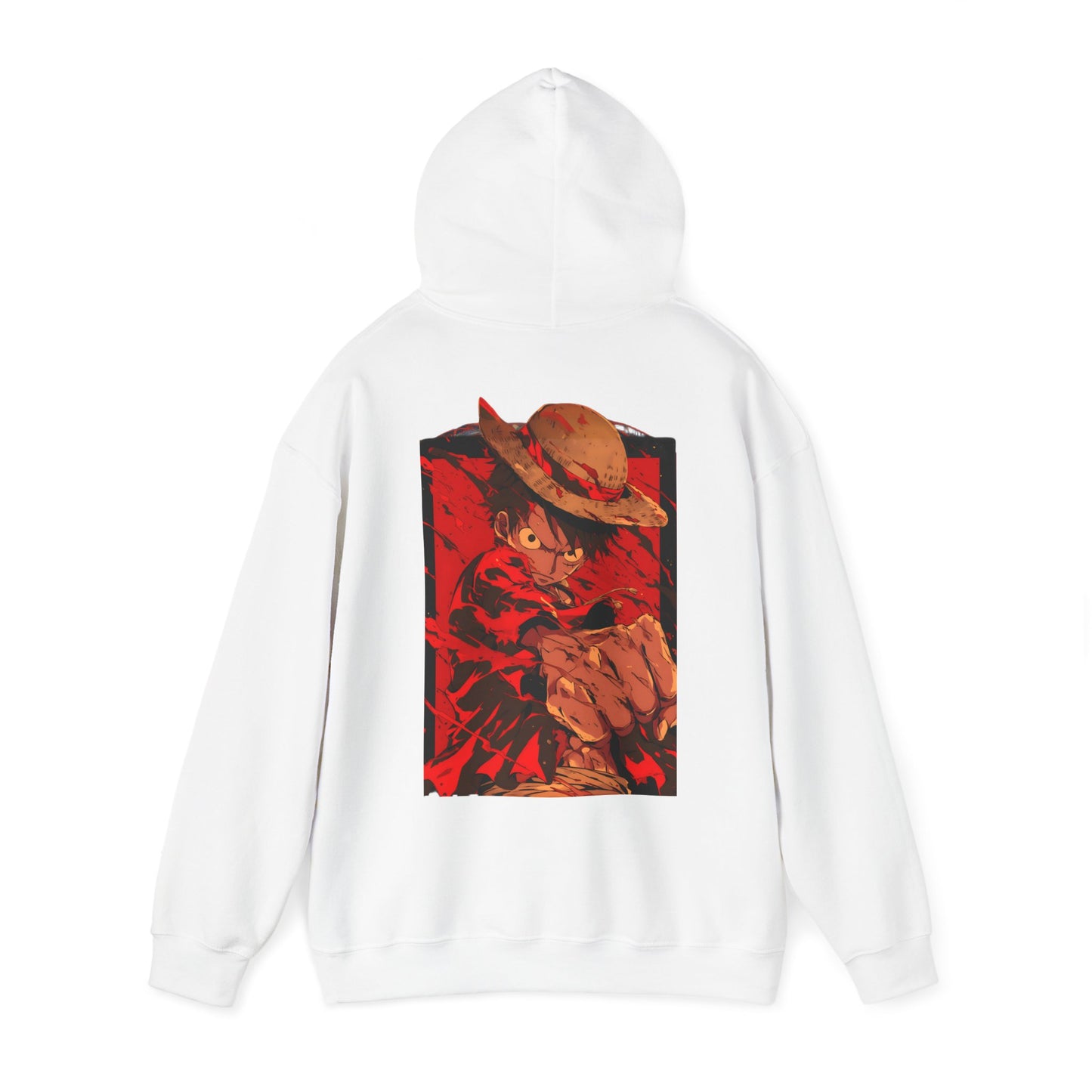 One Piece Hoodie - Luffy Back And Front