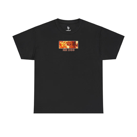 Demon Slayer T-Shirt - Rengoku Back and Front