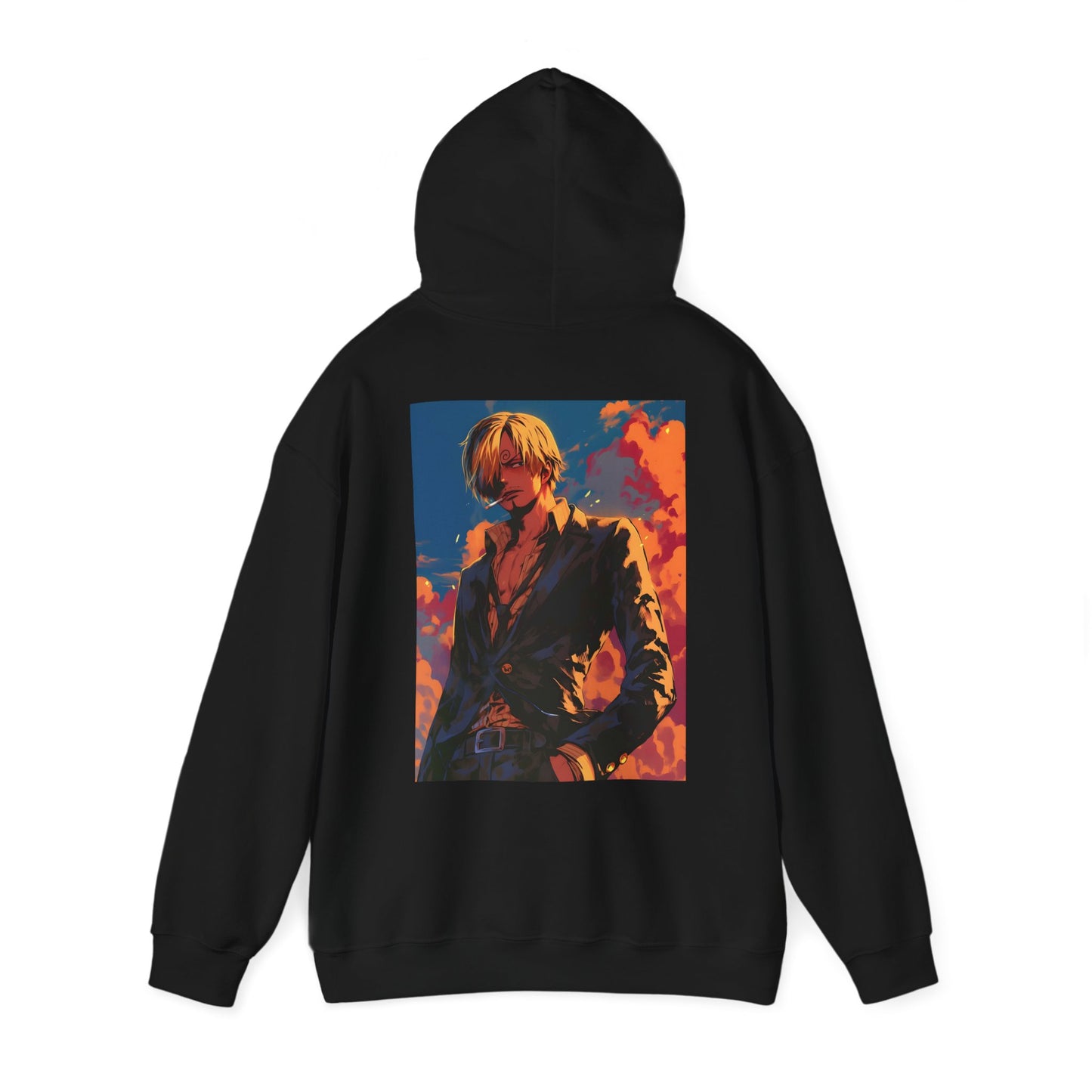 One Piece Hoodie - Sanji Back And Front