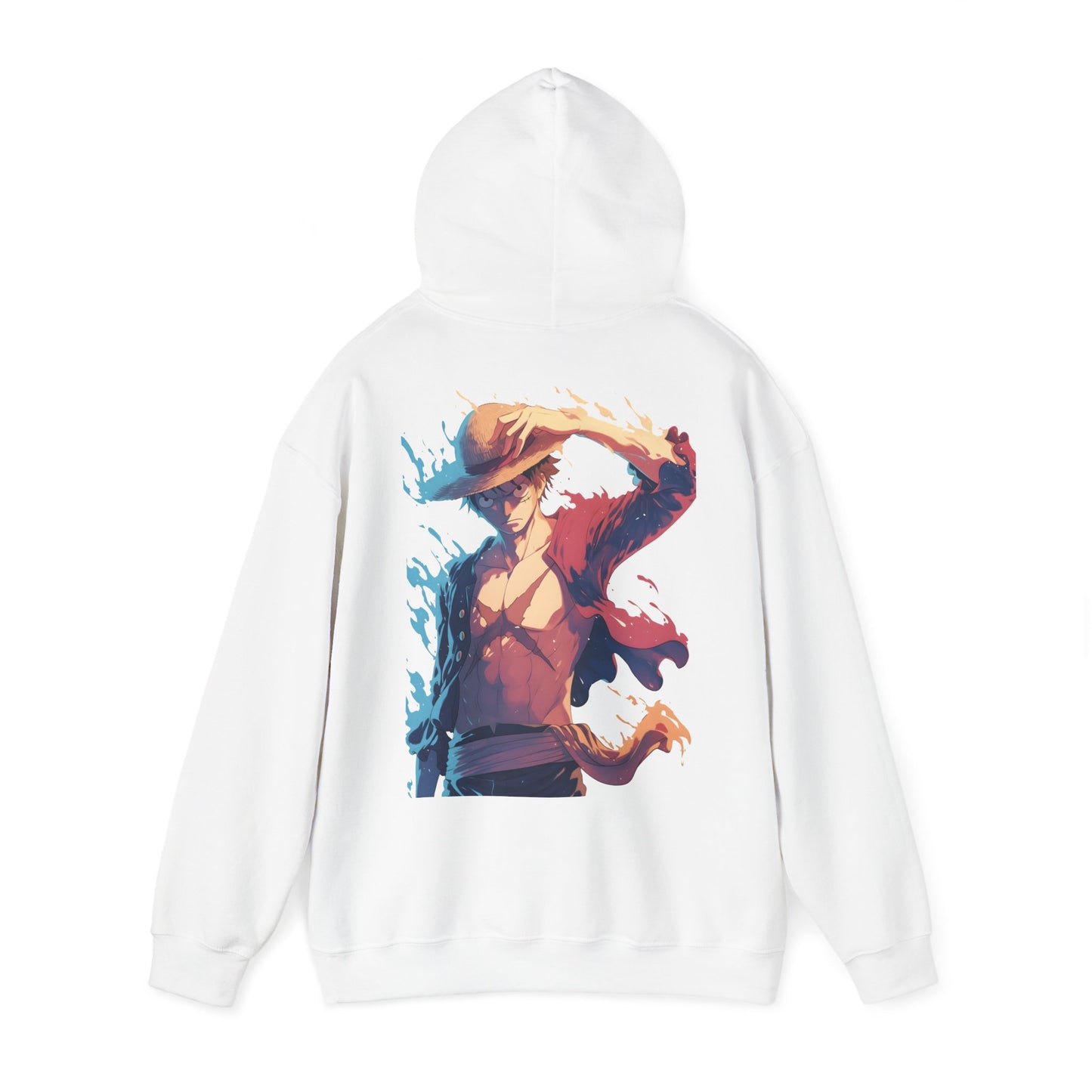 One Piece Hoodie - Luffy Back And Front