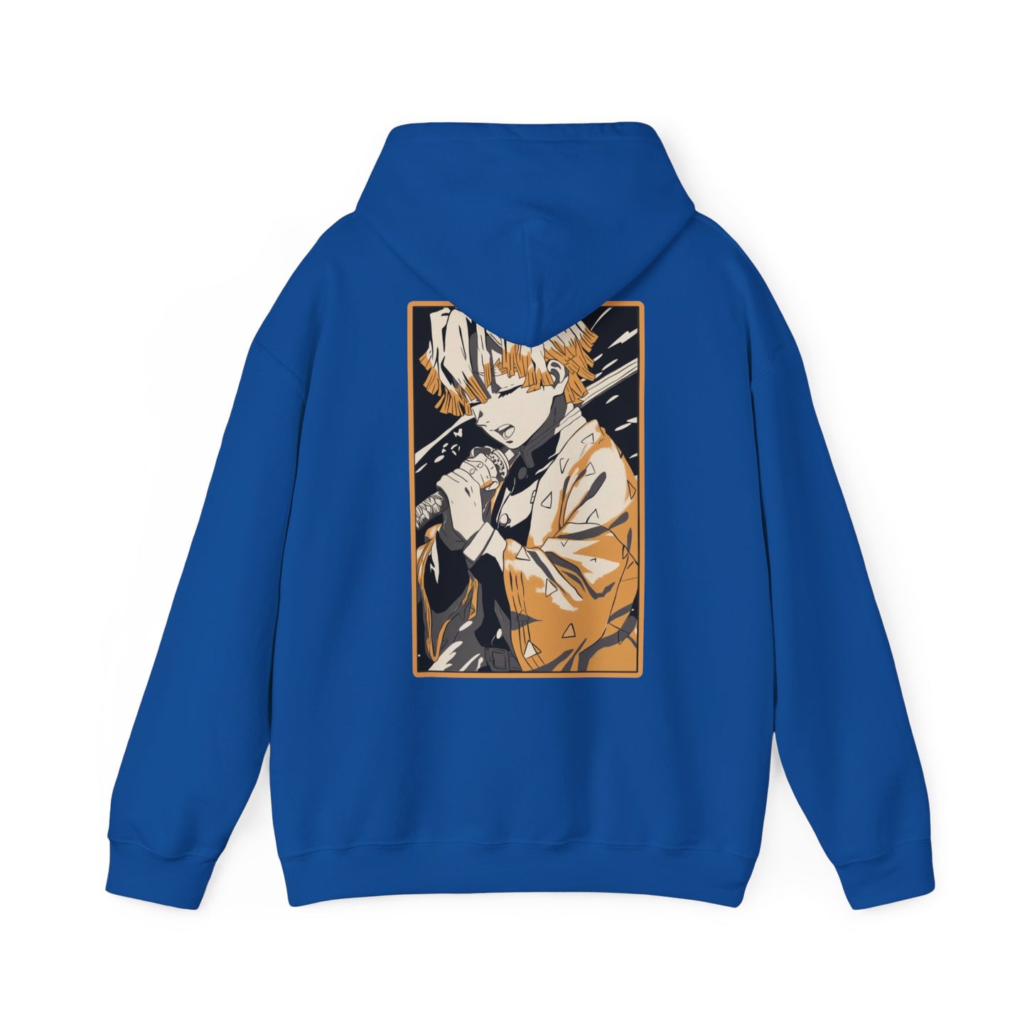 Demon Slayer Hoodie - Zenitsu Back And Front