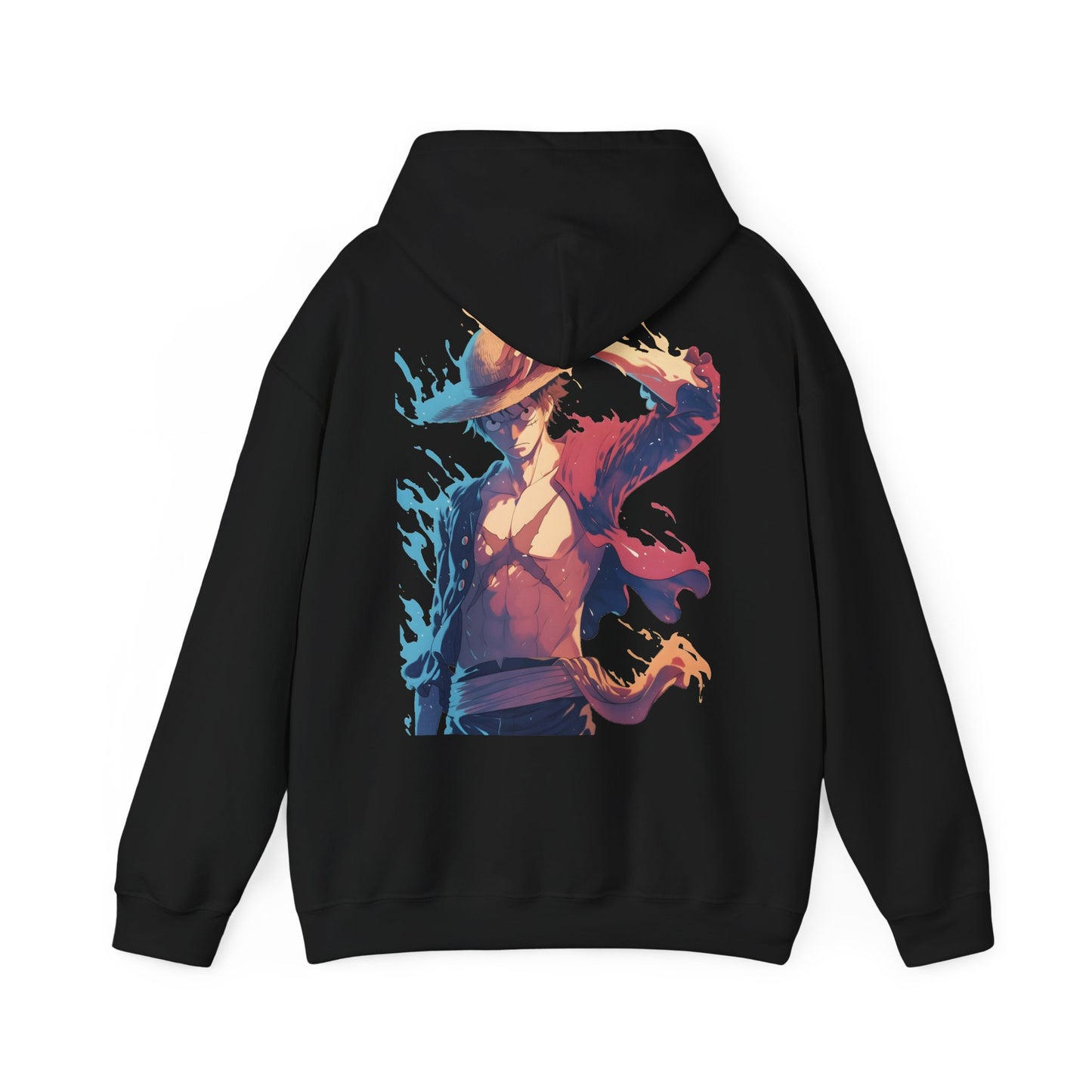 One Piece Hoodie - Luffy Back And Front