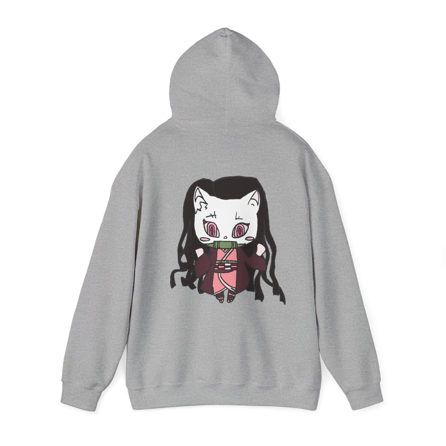 Demon Slayer Hoodie - Nezuko Back And Front