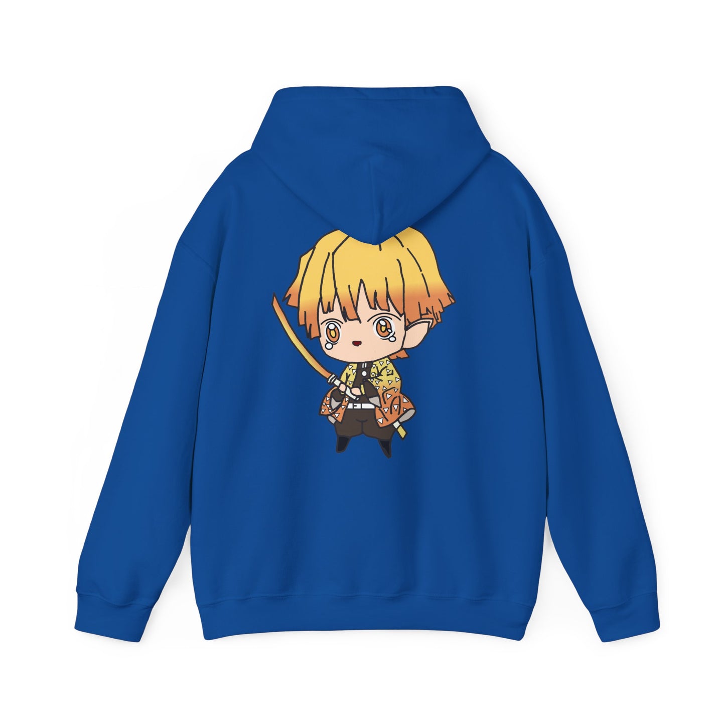 Demon Slayer Hoodie - Zenitsu Back And Front