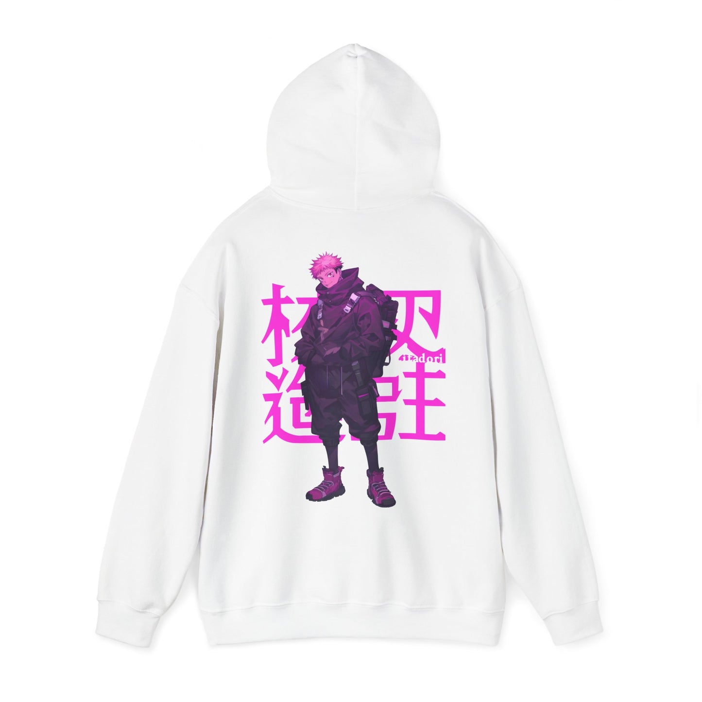 Jujutsu kaisen Hoodie - ItadoriYuji Back and Front